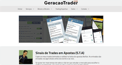 Desktop Screenshot of geracaotrader.com